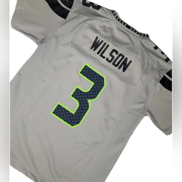 Nike Other - NIKE NFL ON FIELD SEAHAWKS JERSEY WILSON
#3 YOUTH M 10 12 BOYS FOOTBALL